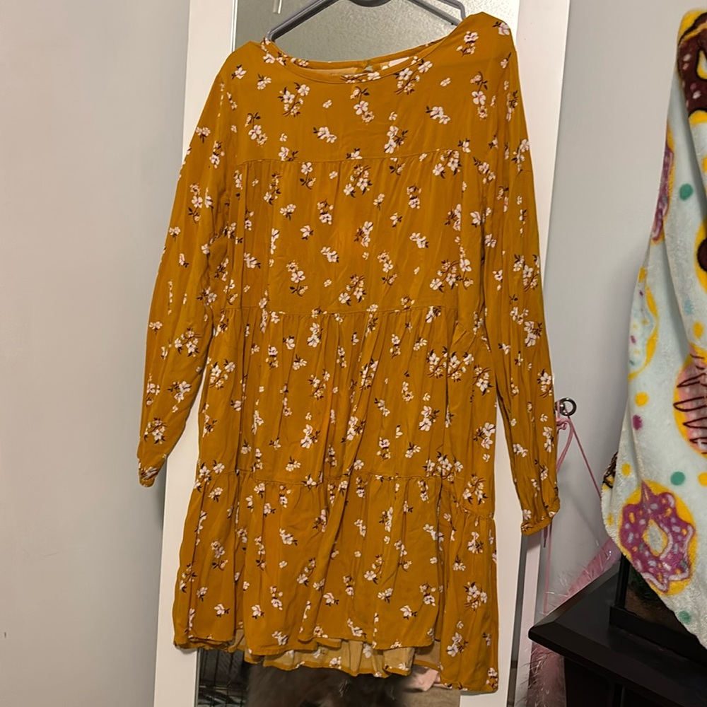 Arizona Yellow Floral Dress